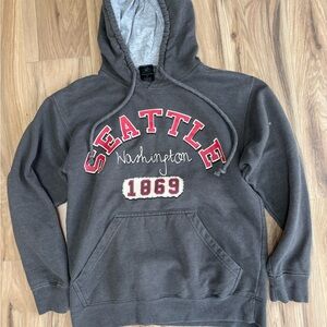 Gray Seattle 1985 Collegiate Sweater